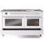 Ilve Professional Plus II UP60FSWMPWHLP - 60 Inch Freestanding Dual Fuel Range