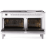 Ilve Professional Plus II UP60FWMPWH - 60 Inch Freestanding Dual Fuel Range