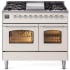 Ilve Nostalgie Collection UPD40FNMPAWC - 40 Inch Freestanding Dual Fuel Range in Front View