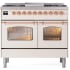 Ilve Nostalgie Collection UPD40FNMPAWP - 40 Inch Freestanding Dual Fuel Range in Front View