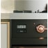 Ilve Nostalgie Collection UPD40FNMPBGCLP - 40 Inch Freestanding Dual Fuel Range in Digital Control Panel View