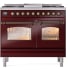 Ilve Nostalgie Collection UPD40FNMPBUB - 40 Inch Freestanding Dual Fuel Range in Front View