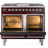 Ilve Nostalgie Collection UPD40FNMPBUC - 40 Inch Freestanding Dual Fuel Range in Opened View