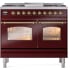 Ilve Nostalgie Collection UPD40FNMPBUG - 40 Inch Freestanding Dual Fuel Range in Front View