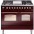 Ilve Nostalgie Collection UPD40FNMPBUP - 40 Inch Freestanding Dual Fuel Range in Front View