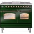 Ilve Nostalgie Collection UPD40FNMPEGB - 40 Inch Freestanding Dual Fuel Range in Front View