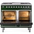 Ilve Nostalgie Collection UPD40FNMPEGC - 40 Inch Freestanding Dual Fuel Range in Opened View
