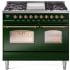 Ilve Nostalgie Collection UPD40FNMPEGG - 40 Inch Freestanding Dual Fuel Range in Front View