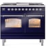 Ilve Nostalgie Collection UPD40FNMPMBCLP - 40 Inch Freestanding Dual Fuel Range in Front View