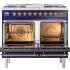 Ilve Nostalgie Collection UPD40FNMPMBGLP - 40 Inch Freestanding Dual Fuel Range in Opened View