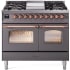 Ilve Nostalgie Collection UPD40FNMPMGP - 40 Inch Freestanding Dual Fuel Range in Front View