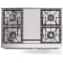 Ilve Nostalgie II Collection UPD40FNMPRACLP - 40 Inch Freestanding Dual Fuel Range in Cooktop View