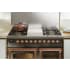 Ilve Nostalgie Collection UPD40FNMPWHPLP - 40 Inch Freestanding Dual Fuel Range in Used View