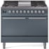 Ilve Professional Plus II UPD40FQMPBG - 40 Inch Freestanding Dual Fuel Range with 6 Sealed Burners