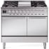 Ilve Professional Plus II UPD40FQMPSS - 40 Inch Freestanding Dual Fuel Range with 6 Sealed Burners