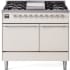 Ilve Nostalgie II Collection UPD40FQNMPAWC - 40 Inch Freestanding Dual Fuel Range in Front View