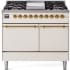 Ilve Nostalgie II Collection UPD40FQNMPAWG - 40 Inch Freestanding Dual Fuel Range in Front View