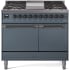 Ilve Nostalgie II Collection UPD40FQNMPBGB - 40 Inch Freestanding Dual Fuel Range in Front View