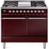 Ilve Nostalgie II Collection UPD40FQNMPBUC - 40 Inch Freestanding Dual Fuel Range in Front View