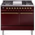 Ilve Nostalgie II Collection UPD40FQNMPBUG - 40 Inch Freestanding Dual Fuel Range in Front View