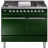 Ilve Nostalgie II Collection UPD40FQNMPEGCLP - 40 Inch Freestanding Dual Fuel Range in Front View