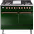 Ilve Nostalgie II Collection UPD40FQNMPEGP - 40 Inch Freestanding Dual Fuel Range in Front View