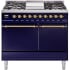 Ilve Nostalgie II Collection UPD40FQNMPMBG - 40 Inch Freestanding Dual Fuel Range in Front View