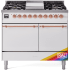 Ilve Nostalgie II Collection UPD40FQNMPRAP - 40 Inch Freestanding Dual Fuel Range in Front View