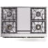 Ilve Nostalgie II Collection UPD40FQNMPSSPLP - 40 Inch Solid Door Freestanding Dual Range with 6 Sealed Burner