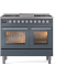 Ilve Professional Plus II UPD40FWMPBG - 40 Inch Freestanding Dual Fuel Range
