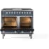 Ilve Professional Plus II UPD40FWMPBG - 40 Inch Freestanding Dual Fuel Range