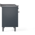 Ilve Professional Plus II UPD40FQMPBG - 40 Inch Freestanding Dual Fuel Range with 6 Sealed Burners