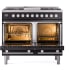 Ilve Professional Plus II UPD40FWMPBKLP - 40 Inch Freestanding Dual Fuel Range