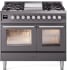 Ilve Professional Plus II UPD40FWMPMG - 40 Inch Freestanding Dual Fuel Range