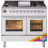 Ilve Professional Plus II UPD40FWMPRALP - 40 Inch Freestanding Dual Fuel Range