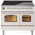 Ilve Nostalgie II Collection UPDI406NMPAWC - 40 Inch Freestanding Electric Induction Range in Front View