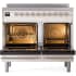 Ilve Nostalgie II Collection UPDI406NMPAWC - 40 Inch Freestanding Electric Induction Range in Opened View