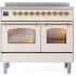 Ilve Nostalgie II Collection UPDI406NMPAWG - 40 Inch Freestanding Electric Induction Range in Front View