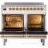 Ilve Nostalgie II Collection UPDI406NMPAWG - 40 Inch Freestanding Electric Induction Range in Opened View