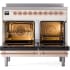 Ilve Nostalgie II Collection UPDI406NMPAWP - 40 Inch Freestanding Electric Induction Range in Opened View