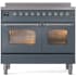 Ilve Nostalgie II Collection UPDI406NMPBGC - 40 Inch Freestanding Induction Range in Front View