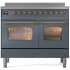 Ilve Nostalgie II Collection UPDI406NMPBGG - 40 Inch Freestanding Induction Range in Front View