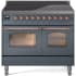 Ilve Nostalgie II Collection UPDI406NMPBGP - 40 Inch Freestanding Induction Range in Front View