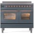 Ilve Nostalgie II Collection UPDI406NMPBGP - 40 Inch Freestanding Induction Range in Front View