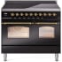 Ilve Nostalgie II Collection UPDI406NMPBKG - 40 Inch Freestanding Electric Induction Range in Front View