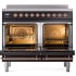 Ilve Nostalgie II Collection UPDI406NMPBKP - 40 Inch Freestanding Electric Induction Range in Opened View