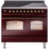 Ilve Nostalgie II Collection UPDI406NMPBUB - 40 Inch Freestanding Electric Induction Range in Front View