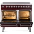 Ilve Nostalgie II Collection UPDI406NMPBUC - 40 Inch Freestanding Electric Induction Range in Opened View