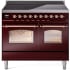 Ilve Nostalgie II Collection UPDI406NMPBUP - 40 Inch Freestanding Electric Induction Range in Front View