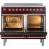 Ilve Nostalgie II Collection UPDI406NMPBUP - 40 Inch Freestanding Electric Induction Range in Opened View
